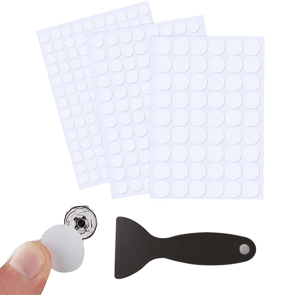 108 Pezzi Tappi Coprivite Bianchi Autoadesivi - Diametro 21mm Per Mobili E Armadi - Foto 8