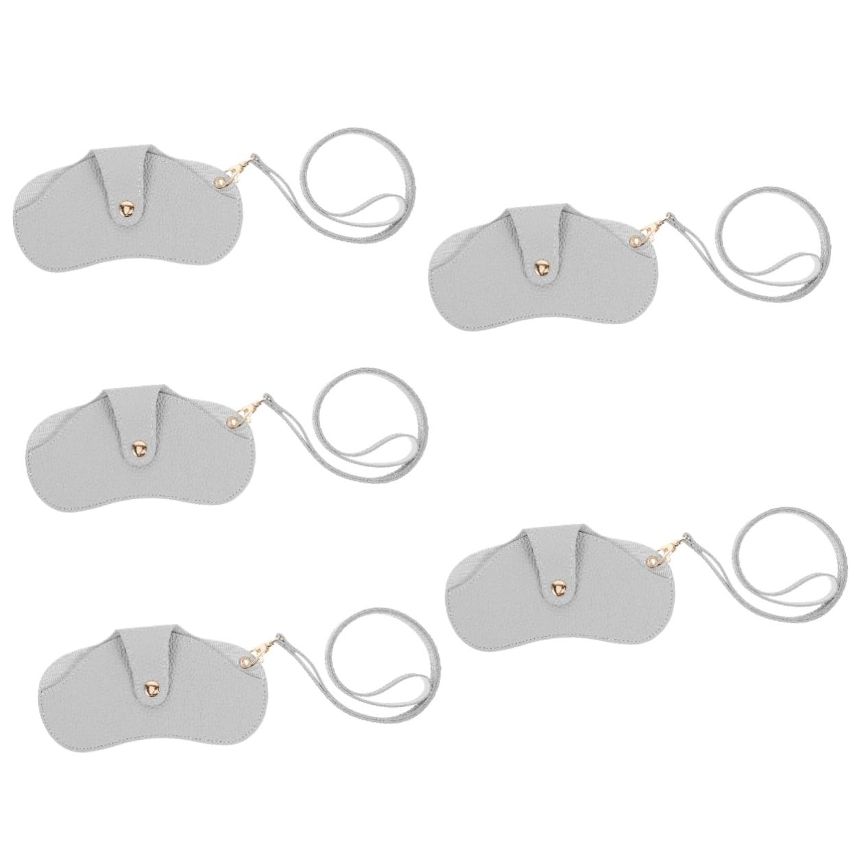 minkissy Portatile per Occhiali Sole Astuccio Appendibile Similpelle e Antigraffio Design Compatto per Viaggi