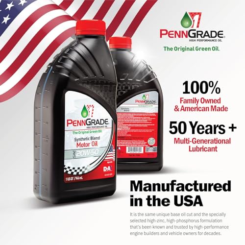 PENN GRADE 1 Aceite de motor SAE 15W-40 1 Quart 4 Pack miniatura 4