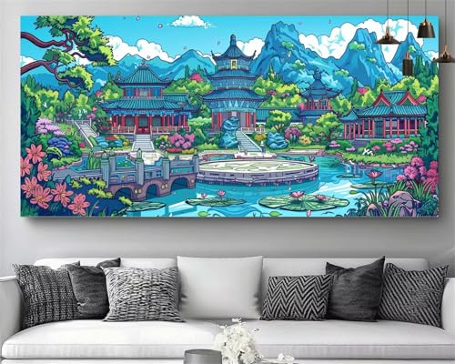 Peinture diamant enfant et adulte kit complet mosaïque strass 5D 50x100cm M686