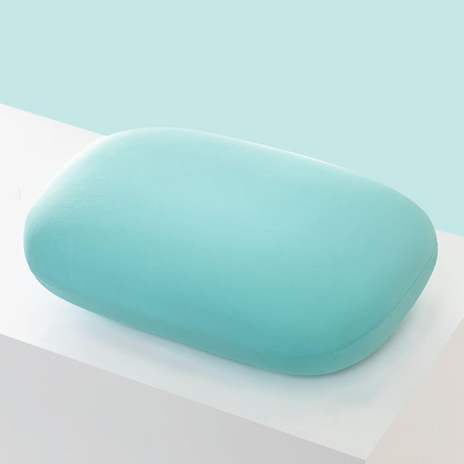Oreiller rafraîchissant en soie glacée ergonomique pour soutien de la nuque à la maison