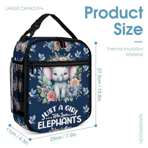 Elephant Backpack with Lunch Box & Pencil Case for Kids Girls Boys School, 16 Inch Cute Elephant Bookbag, School Backpack for Students Children, sustainable, Lightweight, Large Capacity4