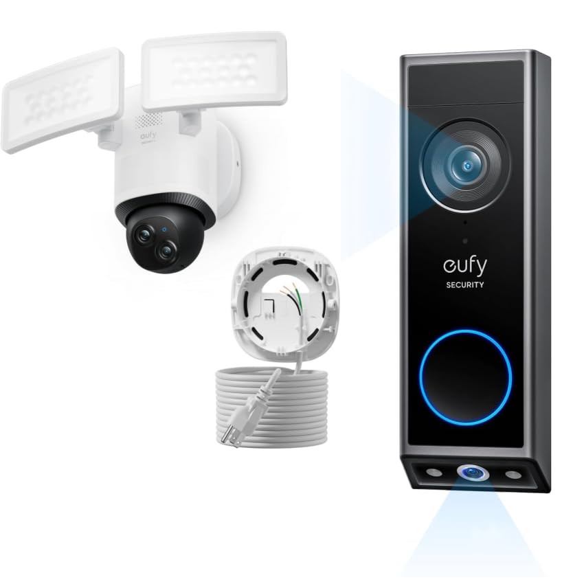 Amazon.com : eufy Floodlight Camera E340 (with AC Cable) with