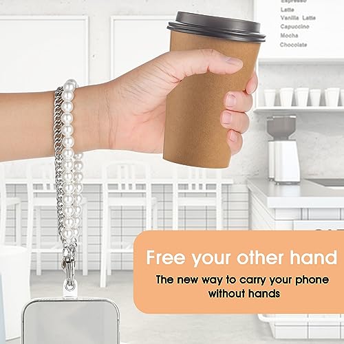 Amaxiu 551671_1-LYJ-1 Cobee Pearl Beaded Phone Wrist Strap thumb #2