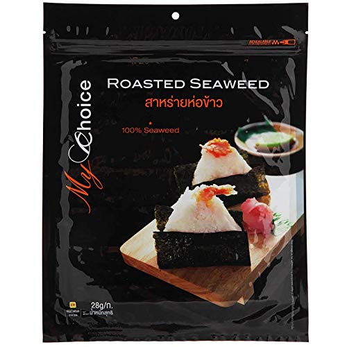 My choice Brand, Roasted Seaweed, 28g X 4 Packs