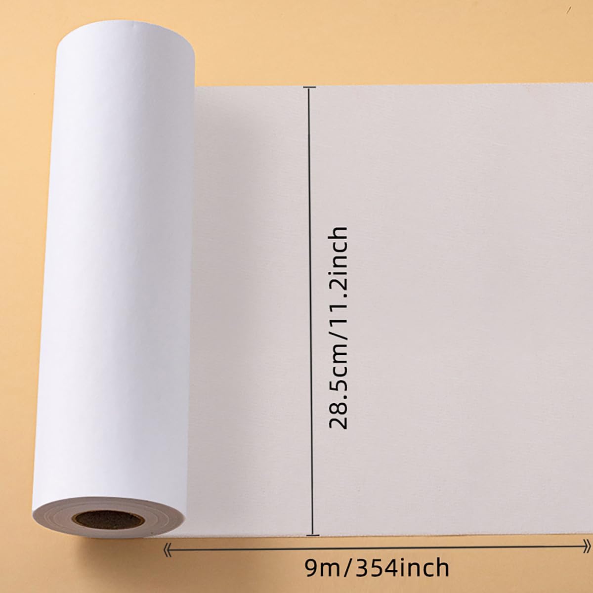 Heavy Weight White Iron-On Non-Woven Fusible Interfacing for Sewing:11.2 Inch x 10 Yard Heavy Weight Non-Woven Interfacing Iron On Polyester Single-Sided Interfacing for DIY Crafts Supplies,