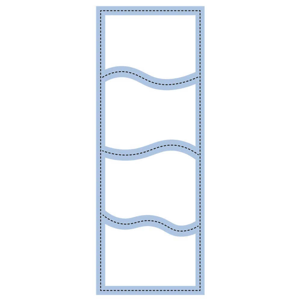 Fustella Rettangolare Briartw Per Scrapbooking – Matrice In Acciaio 79,2x206,2 Mm, Per Biglietti E Album Fai Da Te - 2