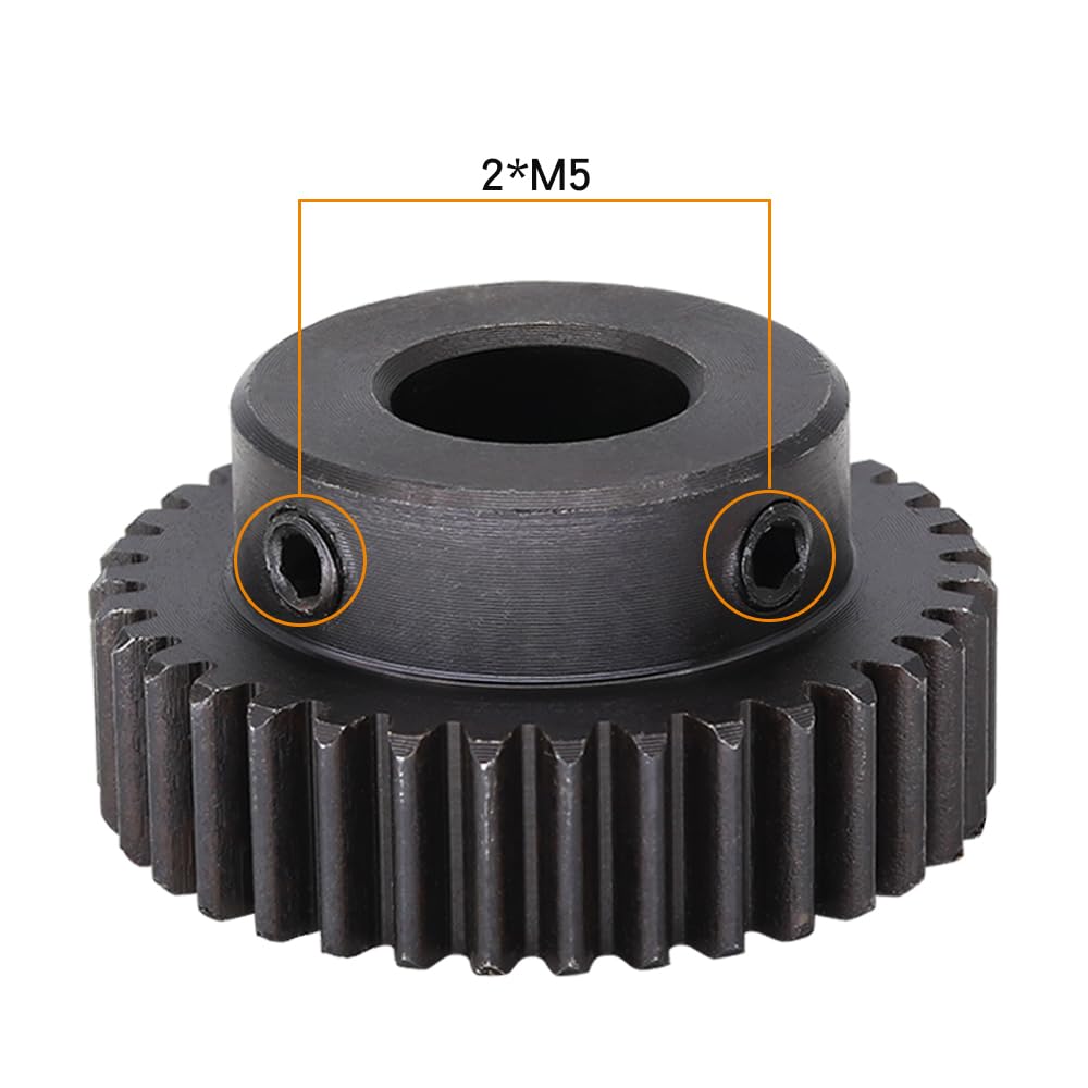 Transmission à Onglet 1 Moteur De Moteur De Module, 1M-42T / 43T / 44T / 45 Équipement De Pignon De Dents SC45 # Carbone En Acier De Dents Alésage De