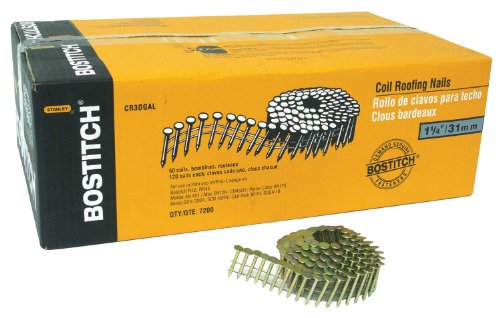 BOSTITCH Nail,COL,120,ROOF,7/