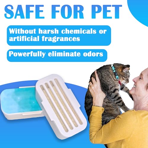 Image of NewKe 6Pcs Deodorizer for PetSafe ScoopFree SmartSpin Automatic Litter Box | Odor Control Compatible with HHOLOVE Self-Cleaning Cat Litter Box, Air Freshener, Pet Gift