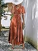 BerryGo Women's Fall Formal Velvet Wrap Dress V Ne... #4