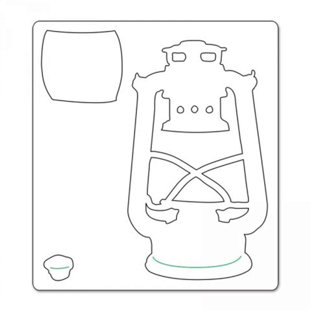 Gemini_mall® - Fustelle per biglietti di auguri, fustelle in metallo con telaio a cerchio fai da te per scrapbooking, goffratura, stencil per biglietti di auguri, biglietti di invito, decorazione