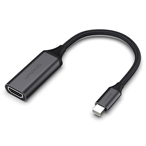 Upgrow Thunderbolt to HDMI Adapter 4K30Hz Mini DP DispalyPort to HDMI Adapter for Apple MacBook AirPro, Microsoft Surface ProDock, Monitor,