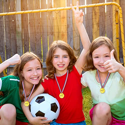 Jerify 150 Pcs Kids Winner Gold Winner Medals Plastic Award Medals Children's Olympic Winner Medals For Sports, Competition, Talent Show, Gymnastic Birthday Party Favors, （1.4 X 1.7 Inches） #TOP3