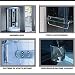 Baño Italia Cabina de hidromasaje cabina ducha 6 chorros cm 80x80 cm...