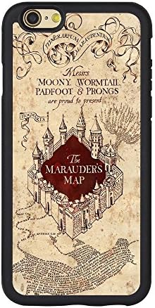 Harry Potter Iphone 6s Case,Harry Potter & Hogwarts Marauder's Map Case for Iphone 6/6s 4.7" TPU Case