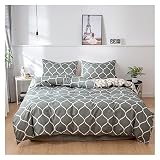 Juego de Funda de Edredón Conjunto de ropa de cama con estampado oscuro 2 unids / 3pcs suave cómodo for la reina for la reina de la reina Conjunto de la cubierta de la colcha con la almohadaCasas de l
