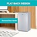 BLACK+DECKER 3.2 Cu. Ft. Compact Refrigerator, ENERGY STAR Small Refrigerator, Single Door Mini Fridge with Chiller Compartment, Personal Fridge for Home or Dorm Room, BCRK32V, Stainless Look