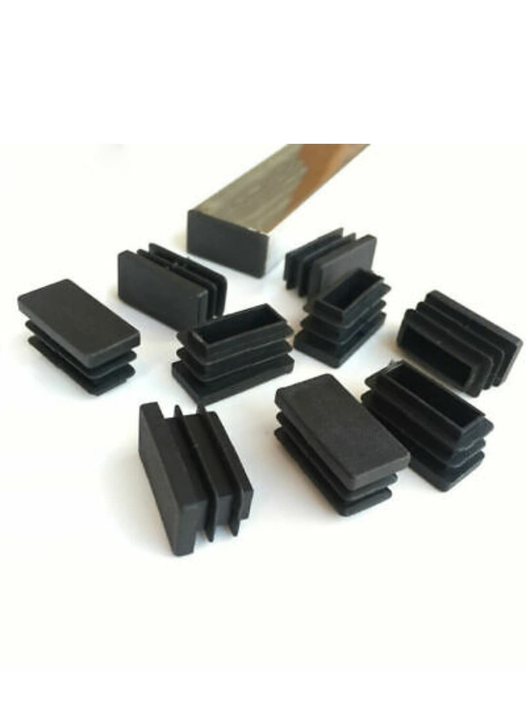 Scuba Square Plastic Furniture Feet Leg Bush for Chair, Table, Etc.Inner Side Leg (25x50 mm) (1x2 Inch) Black (Pack of 1) 8 Piece (B0BY754TCH) Amazon Price History, Amazon Price Tracker
