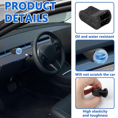 Image of 3Pcs Air Freshener Adapter Compatible with Tesla Model 3 & Model Y, Car Air Outlet Clip Air Freshener Holder Car Accessories for Tesla Model 3 /Y (Air Freshener Not Included)