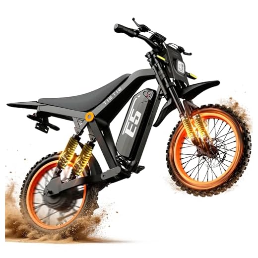 Tietie Electric Dirt Bike, 1500W Peak Electric Motorcycle with 48V 20AH Battery, Full Disc Brake and Suspensions, 50-Mile Range, 32 MPH, LCD Display & NFC Start, Off-Road E Dirt Bike for Teens Adults