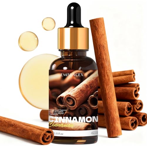 Aceite esencial 30 ml con cuentagotas, aceite perfumado para difusión, difusor, humidificador, fabricación de velas, cuidado de la piel, perfume, regalo (Canela)