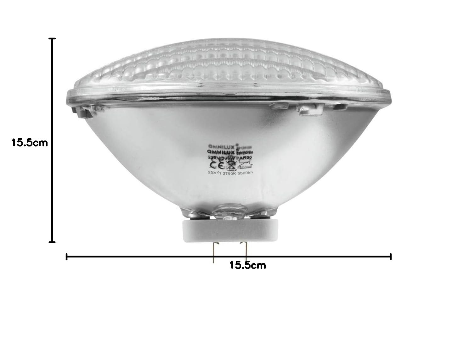 OMNILUX Lampada PAR-56 230 V / 300 W, MFL, 2.000 h T