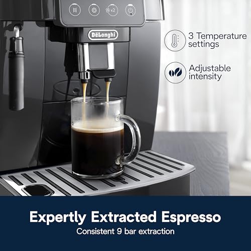 De'Longhi Magnifica Start Automatic Espresso Machine with Manual Milk Frother & Built in Grinder - 3 One-Touch Recipes, Easy-to-Clean, Home Barista Coffee Maker for Lattes, Cappuccino, Iced Coffee - Image 6