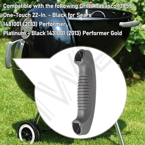 Mango para tapa de parrilla carbón Weber 18" 22" 26" miniatura 7