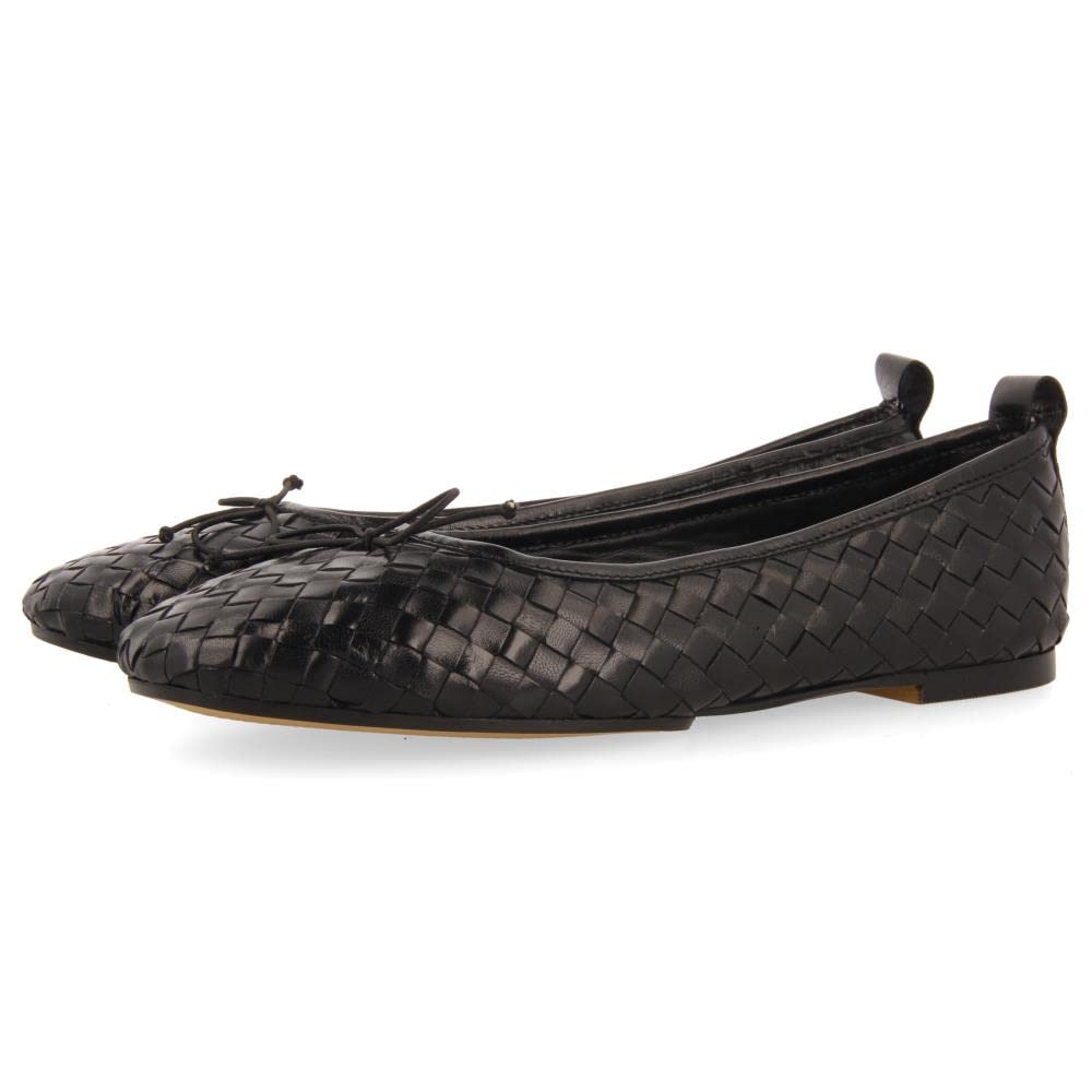 GIOSEPPO Thisted, Women's Ballet Shoes, Black/White, 6 UK