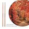 Vaisoeny Drum Sticks,5B Drumsticks for Adults,12 Pairs Classic Maple Wood Drumsticks for Kids, Professional Musical Instrument Percussion Accessories #4