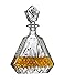 Lefonte Whiskey Decanter for Liquor Scotch Bourbon or Wine, Irish cut Triangular - 750ml