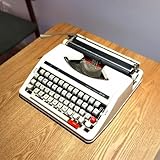 【Machine à écrire manuelle vintage】Cette machine à écrire portable manuelle est exclusive. Parfait pour ajouter des enveloppes, écrire des lettres, prendre des notes ou même écrire un roman. Il est toujours prêt à l'emploi et vous n'avez pas à vous soucier du démarrage, des piles, des prises de courant ou des logiciels compliqués.