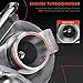 A-Premium Complete Turbo Turbocharger Kit, with Wastegate Actuator & Gasket, Compatible with Volvo S40/V40 2000 2001 2002 2003 2004, 1.9L, Replace# 4937706251, 4937706252