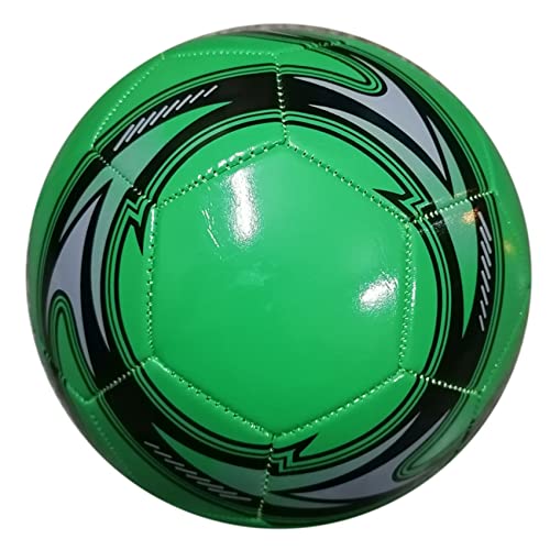Kissmii Balón de pie profesional de PVC, tamaño 5, pelota oficial de entrenamiento, pelota de fútbol, aplicación al aire libre, color verde