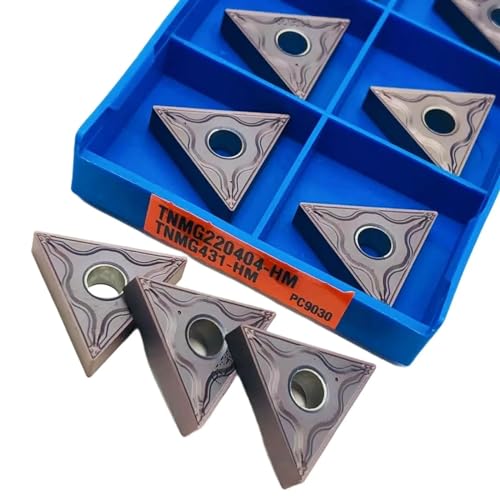 10 pcs Insertos de Carburo para CNC TNMG220404-HM PC9030 miniatura 1