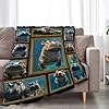 Hippo Throw Blanket Ultra Soft Cozy Cute Hippo Blanket Fleece Fuzzy Plush Hippo Lovers Decor Gifts for Women Girls Adults Couch Sofa 60"x50" #5