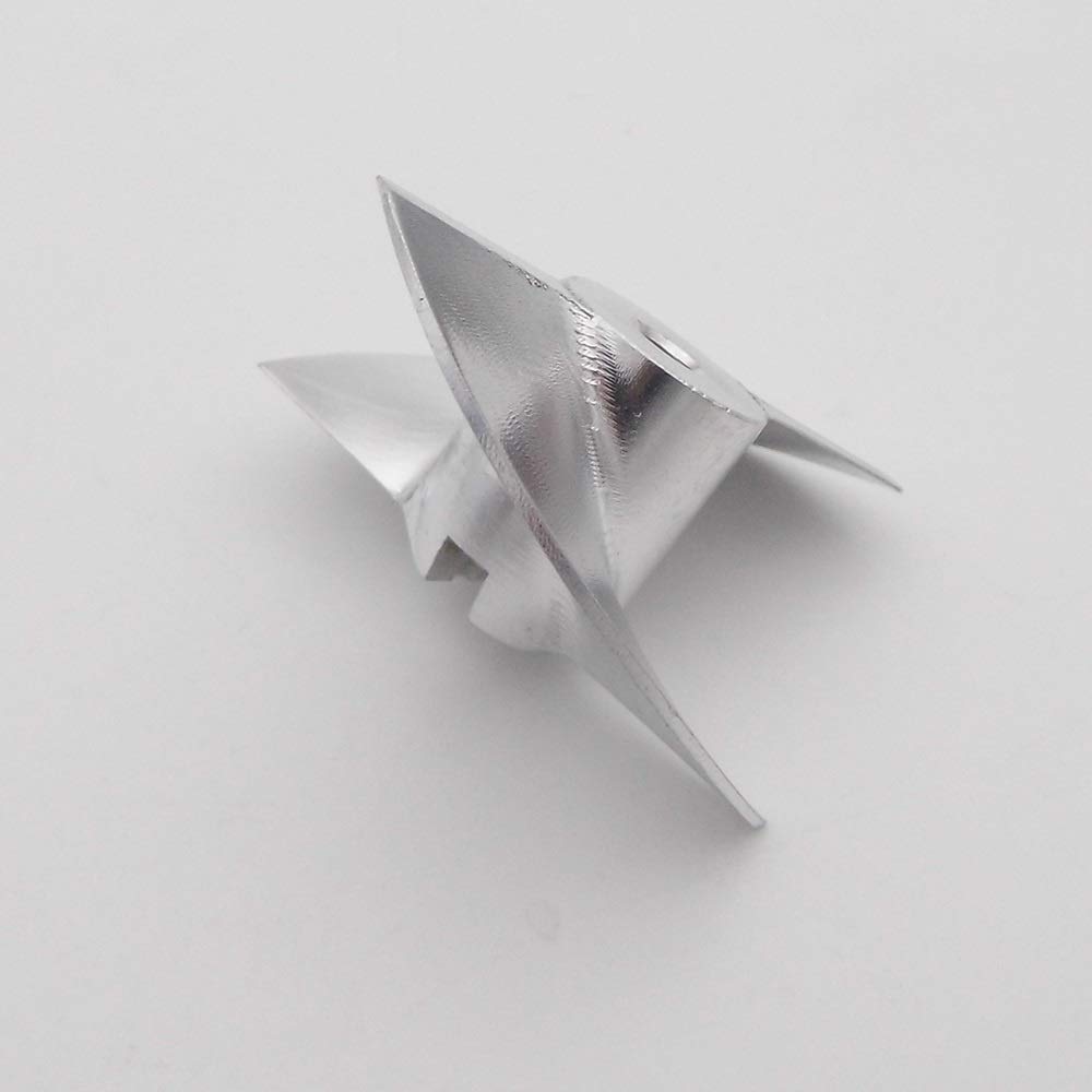 1PC aluminium metalowe śmigło CNC pompa strumieniowa ster strumieniowy śmigła Prop 4mm 5mm średnica wału 40mm 26mm zdalnie sterowana łódź z napędem odrzutowym