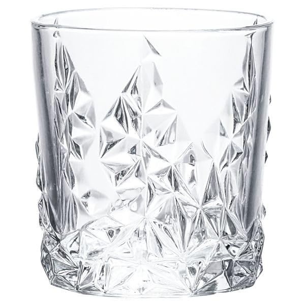 Andrea Fontebasso Set 6 bicchieri 350 cc Vetro Trasparente Linea Glam