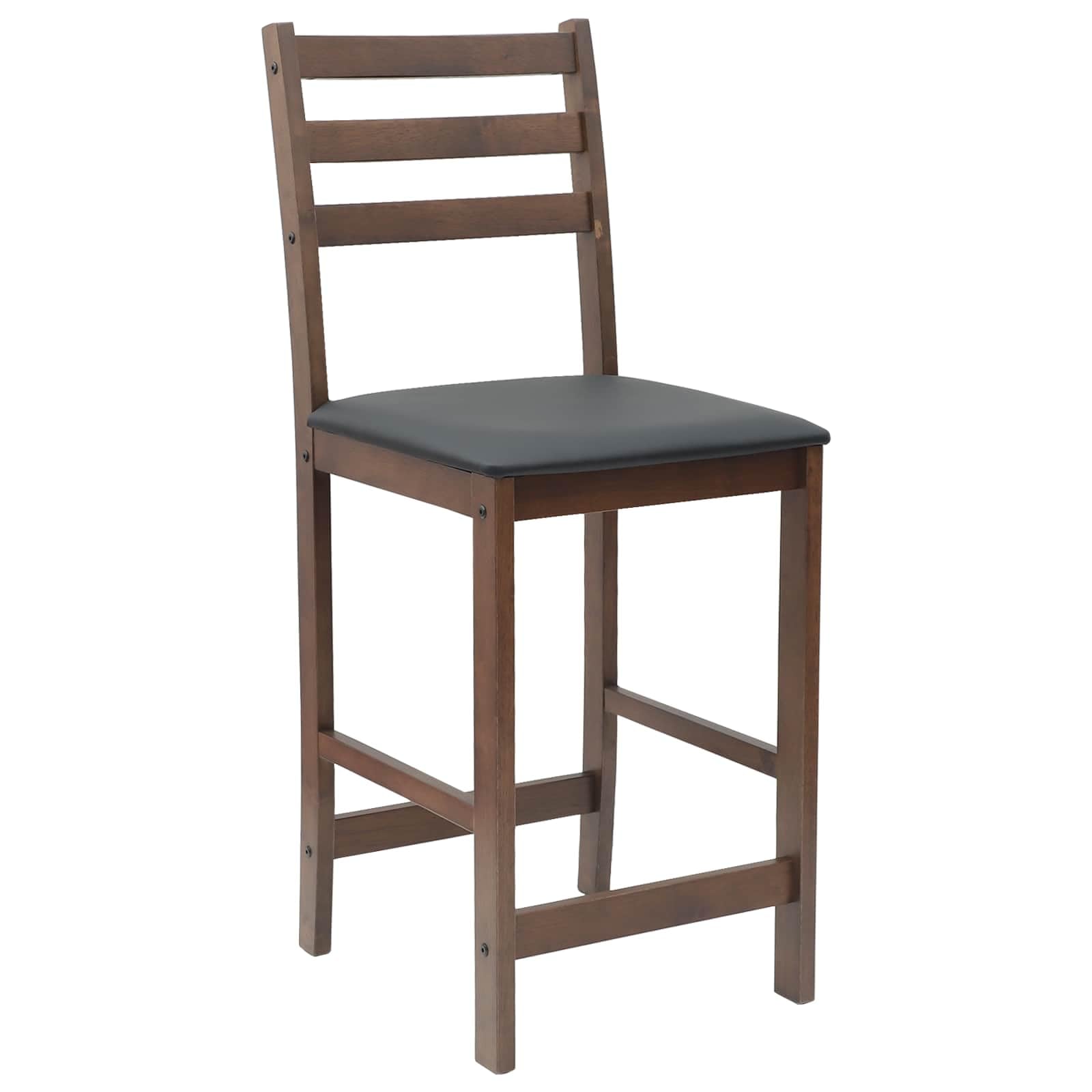Set di 2 sedie per sala da pranzo, in legno, marrone chiaro, 40 x