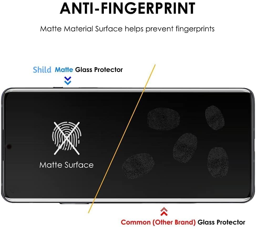 Image of SHILD Screen Protector for Realme 11 Pro 5G - Matte UV Curved Tempered Glass | 9H Hardness, HD Clarity, Fingerprint Sensor Compatible | Anti-Glare, Anti-Smudge | Easy Installation Kit | 3-Month Warranty (Pack of 1)