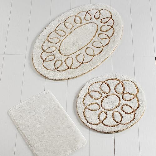 Setmat Set 3 pièces ovale beige pour protéger votre table