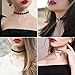 Febbya Chocker Gargantilla,10 Piezas Gargantilla de Collar Tatuaje Gargantilla de Encaje para...
