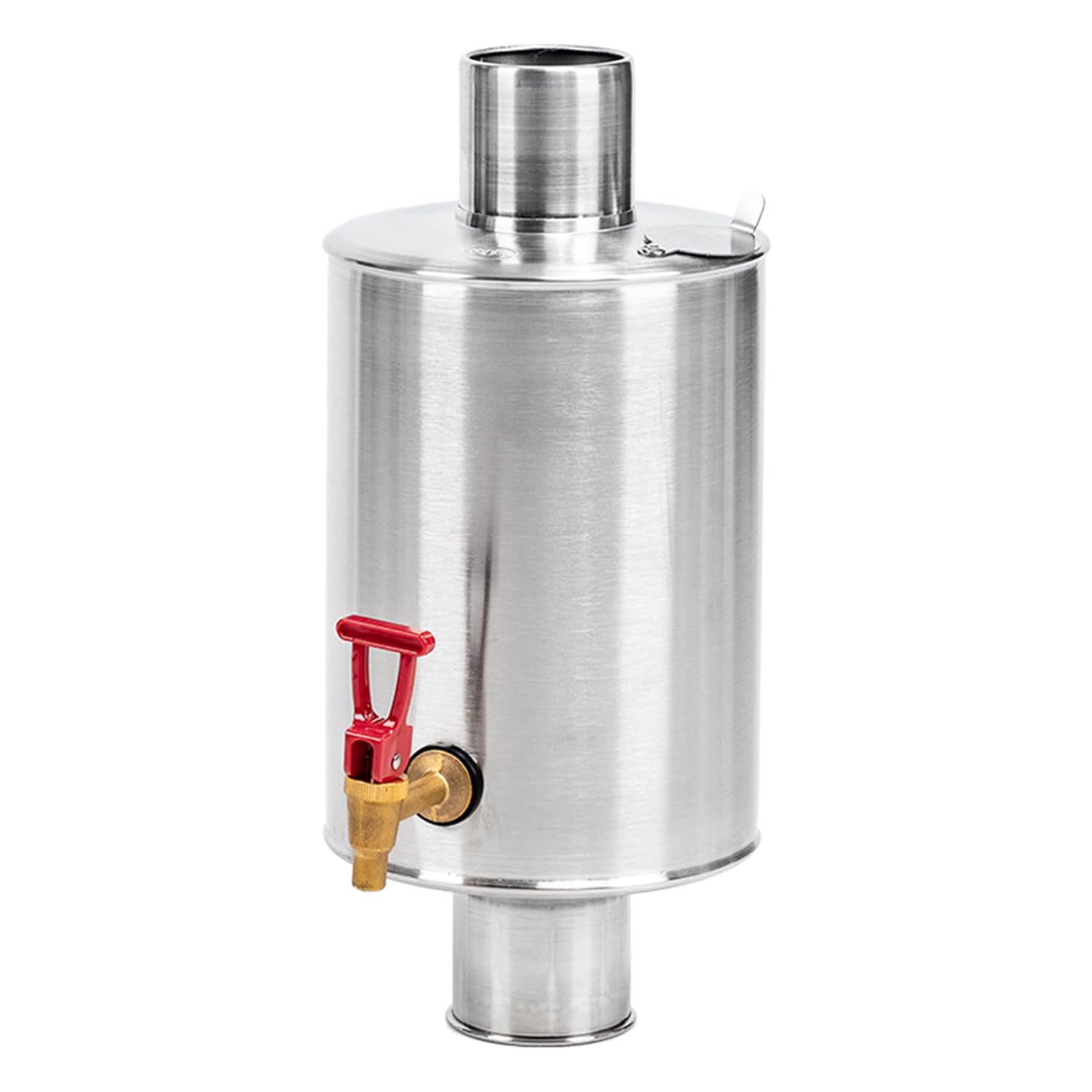 Campingzelt-Herd, Wassertank, Kamin, Wassertank, tragbarer Edelstahl, 6 cm, Wassertank für Holzofen