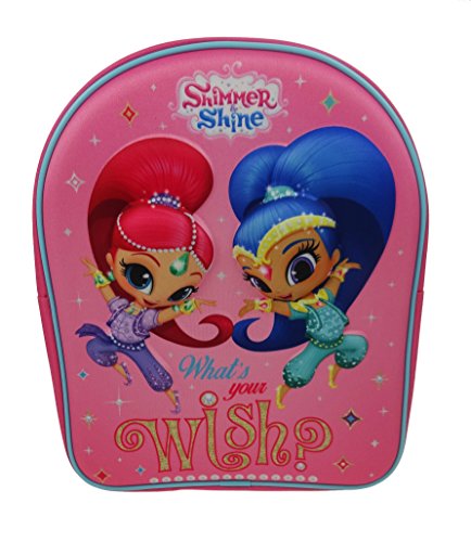 Mochila infantil Shimmer And Shine  32 cm  7   color rosa