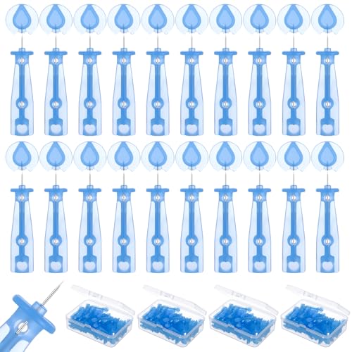 200 pcs Sterile Needles, Disposable Acne Needle Effective Clear Skin Pimple Popper Tool Kit for Milia,Pimples, Blackhead and Blemish Remover