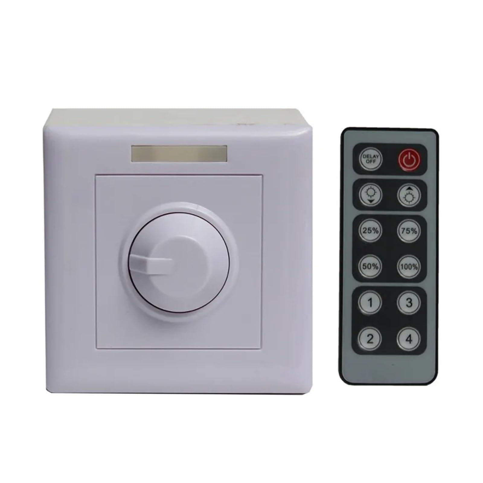ZXAOMMBEA 12V Infrared 12 Key Knob PWM Triac LED Dimmer Remote Control Switch Suitable for Light Strips