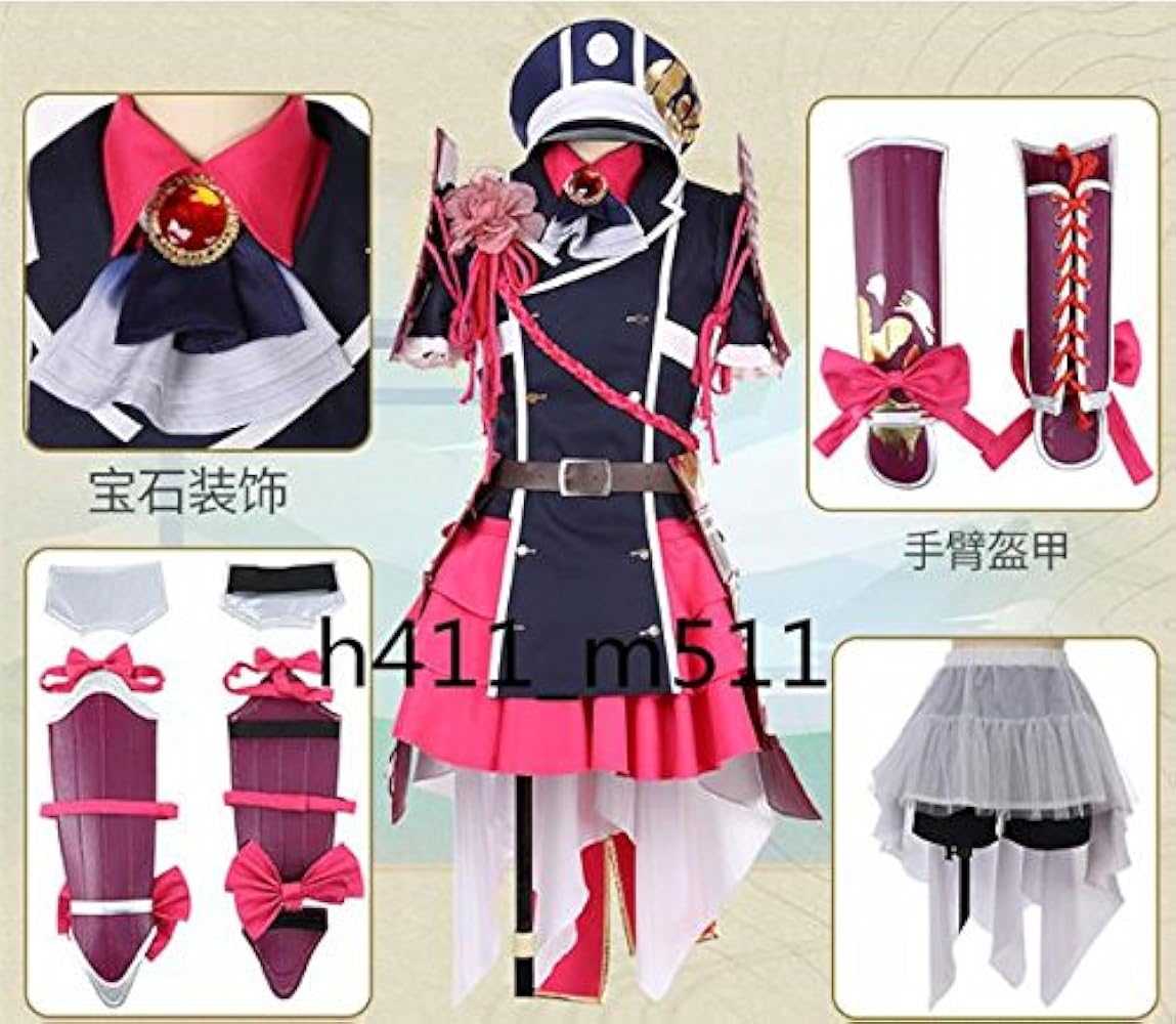 Amazon.co.jp: 刀剣乱舞 乱藤四郎 極 コスプレ 衣装 +全身鎧 +