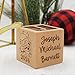 Baby’s First Christmas Ornament 2025 – Personalized Wooden Keepsake Block with Name & Year – Custom Engraved for Newborn Boy or Girl