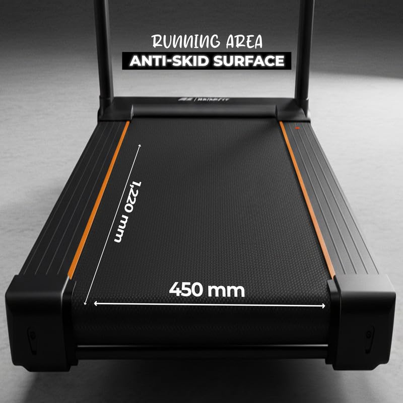 Image of Ace Pro Multifunction 4.5 HP Peak BLDC Motorized Treadmill | 20 Level Auto Incline | 16 Km /Hr Max Speed | 120 Kg Max User Weight| Bluetooth Speaker | Wynd app | Home use